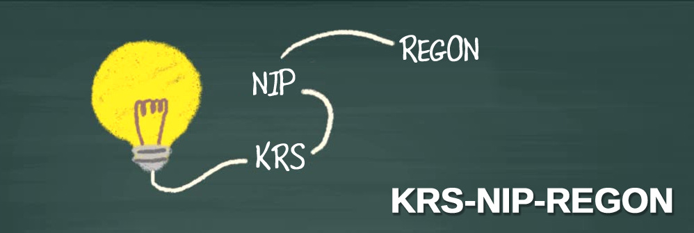 Mapa KRS NIP REGON